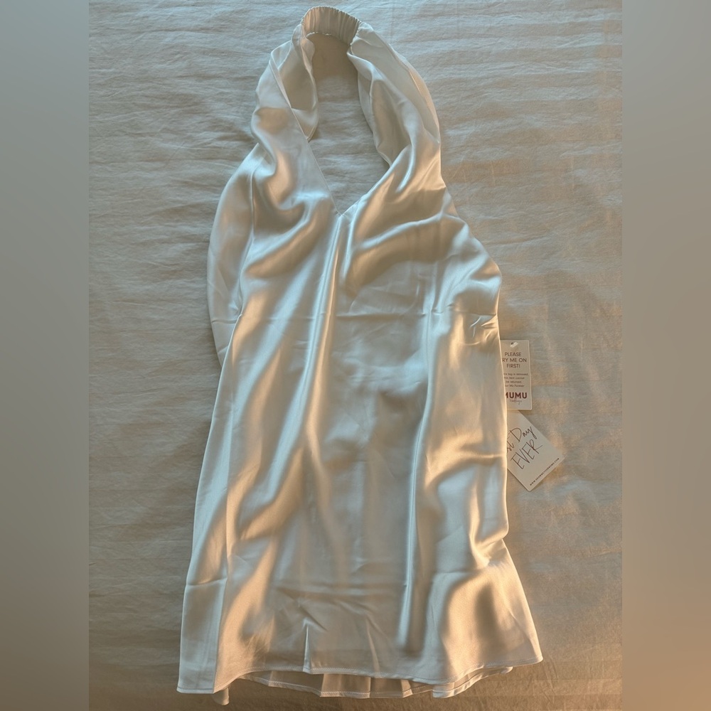 NWT Show Me Your MuMu Jasmine Halter Mini Dress